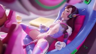 Overwatch D.va Naked Pussy